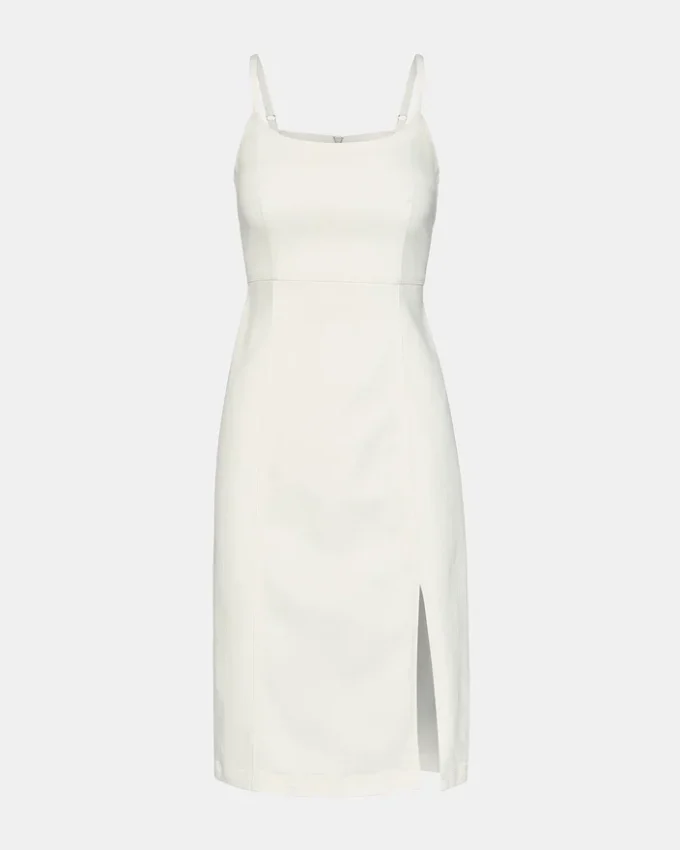 Abito in denim Giselle bianco