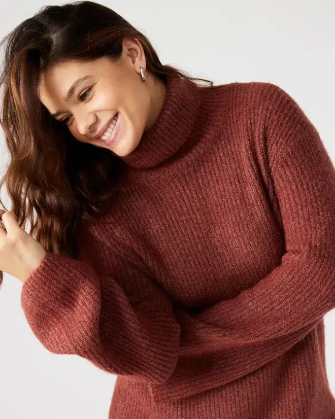 Abito maglione Abbie Ruggine Abito maglione Abbie Ruggine