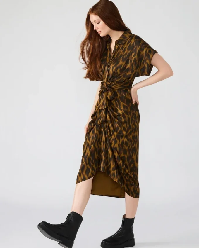 Abito Tori Leopard
