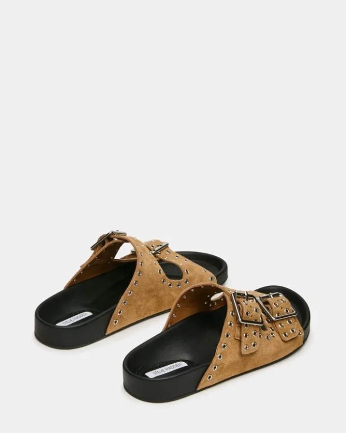 Abott in pelle scamosciata color tortora