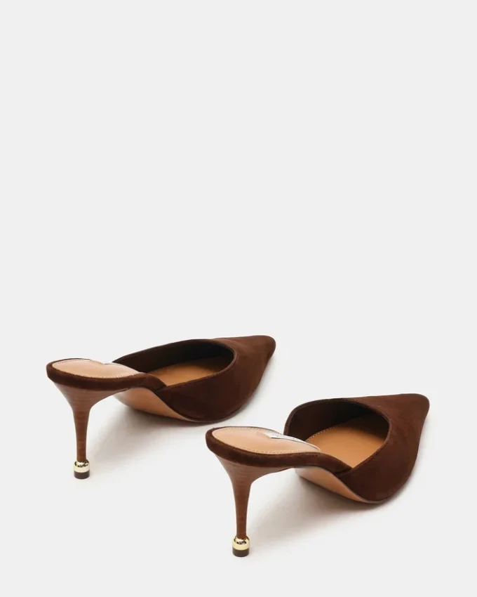 Adeline in camoscio marrone