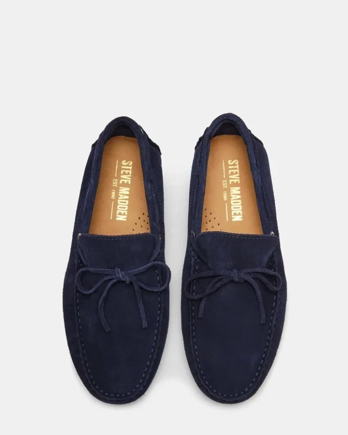 Amalfi Navy Suede