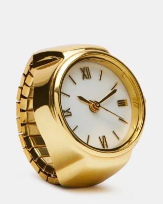 Anello-orologio bianco