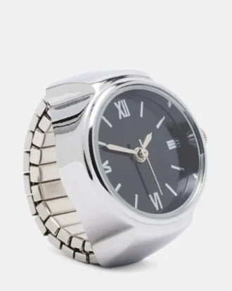 Anello-orologio nero