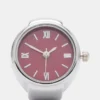 Anello orologio rosso