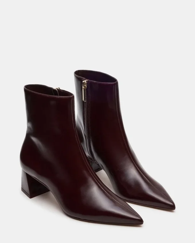 Ashli in pelle color vino