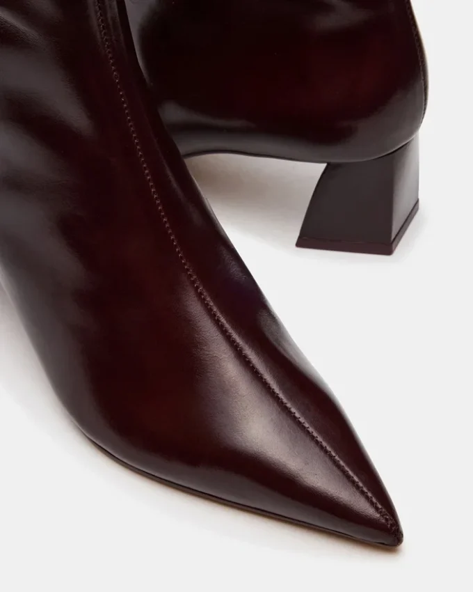 Ashli in pelle color vino