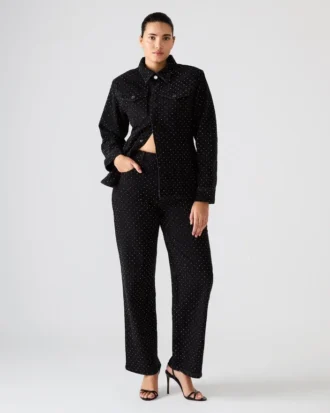 Avaline Crystal Jean Nero