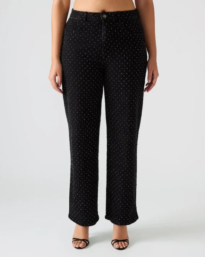 Avaline Crystal Jean Nero