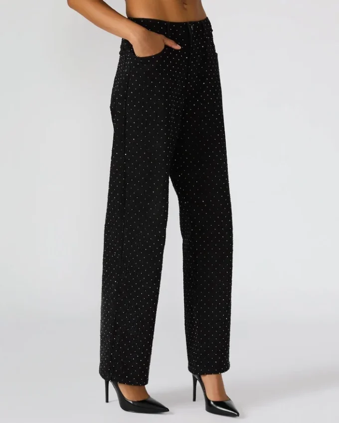 Avaline Crystal Jean Nero