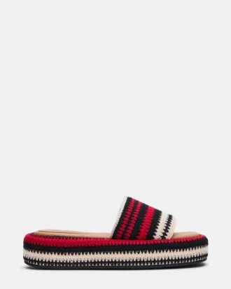 Beachy Woven Rosso Multicolore