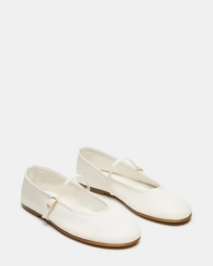 Besette in pelle color osso