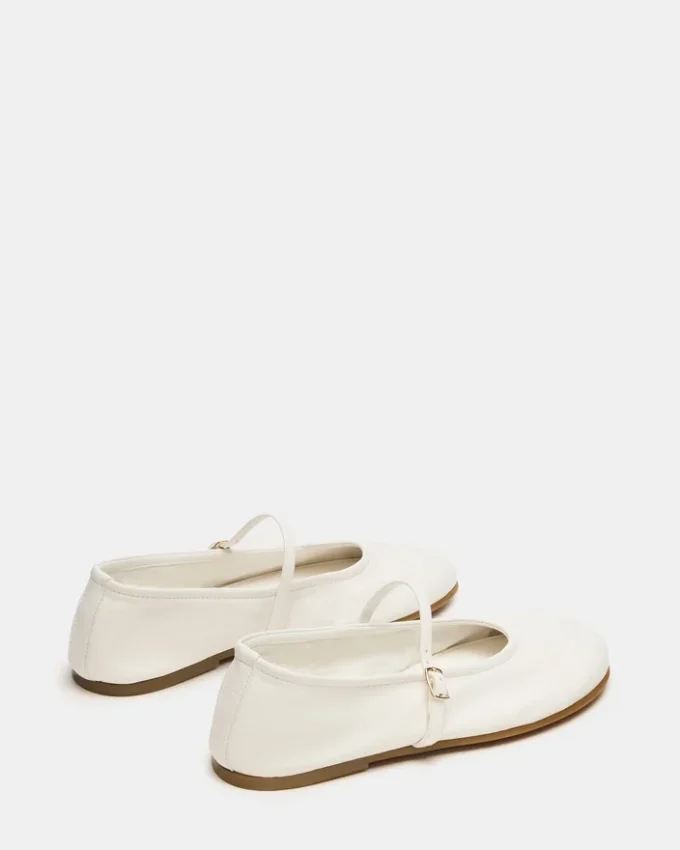 Besette in pelle color osso