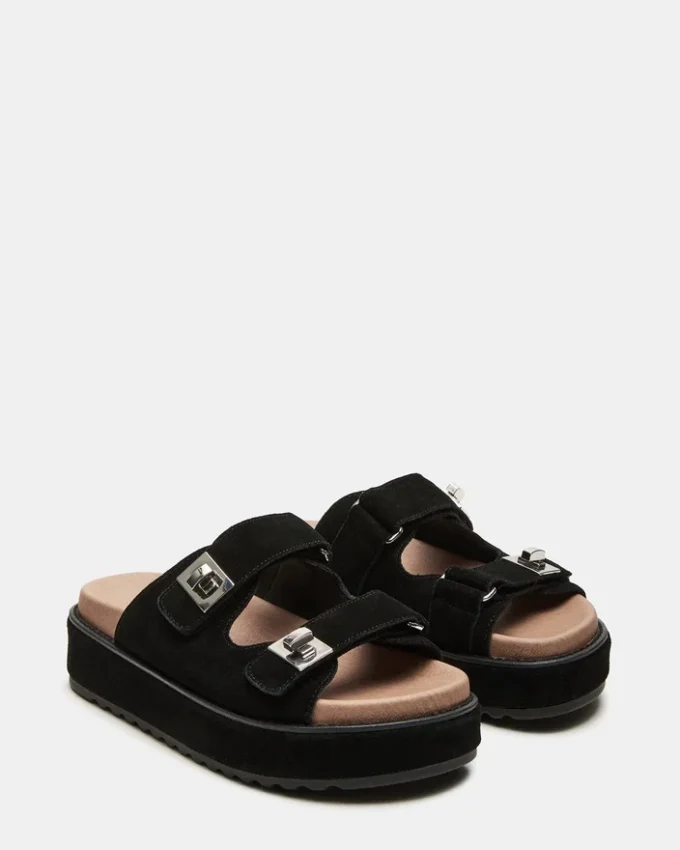 Bigschmona Nero/Pelle scamosciata nera