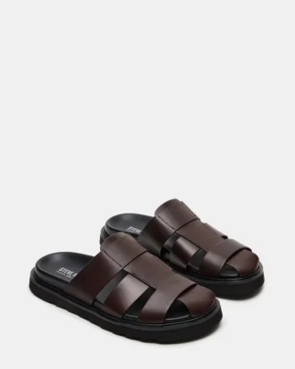 Blazet in pelle marrone