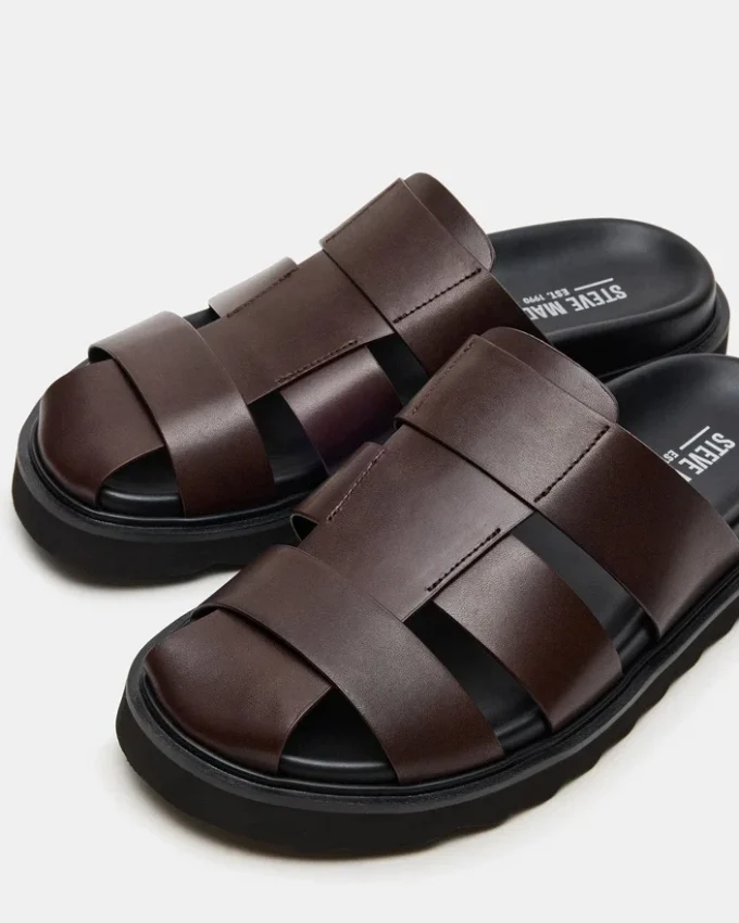 Blazet in pelle marrone