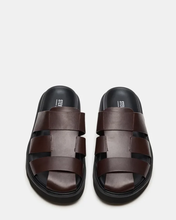 Blazet in pelle marrone