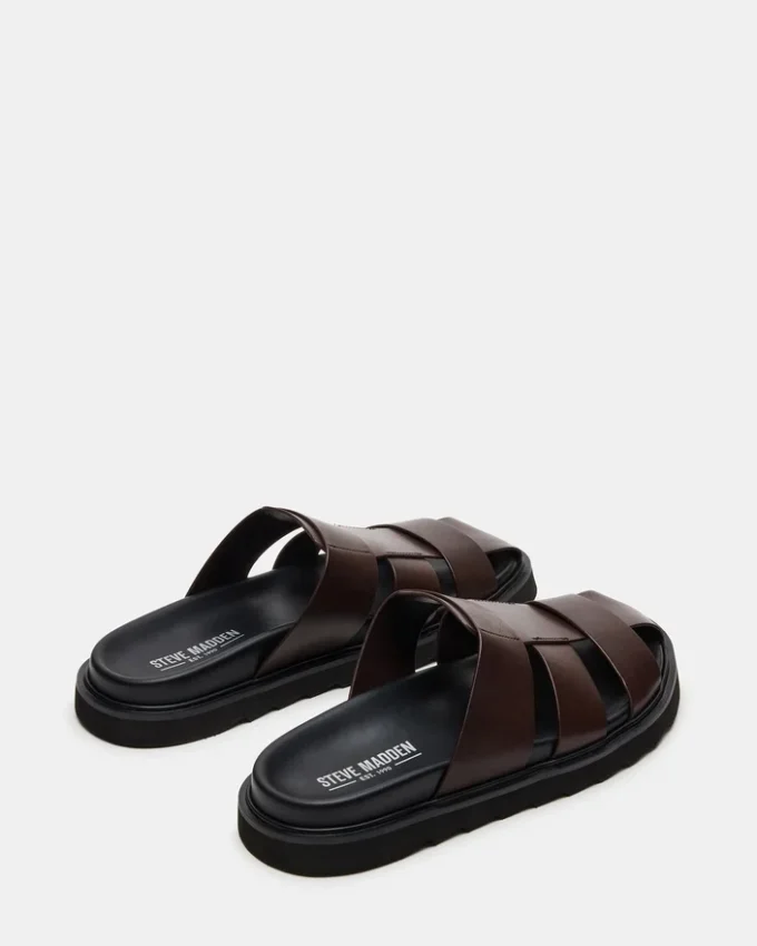 Blazet in pelle marrone