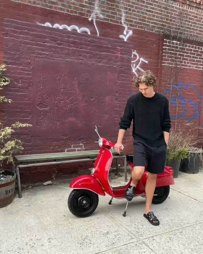 Blazet in pelle nera