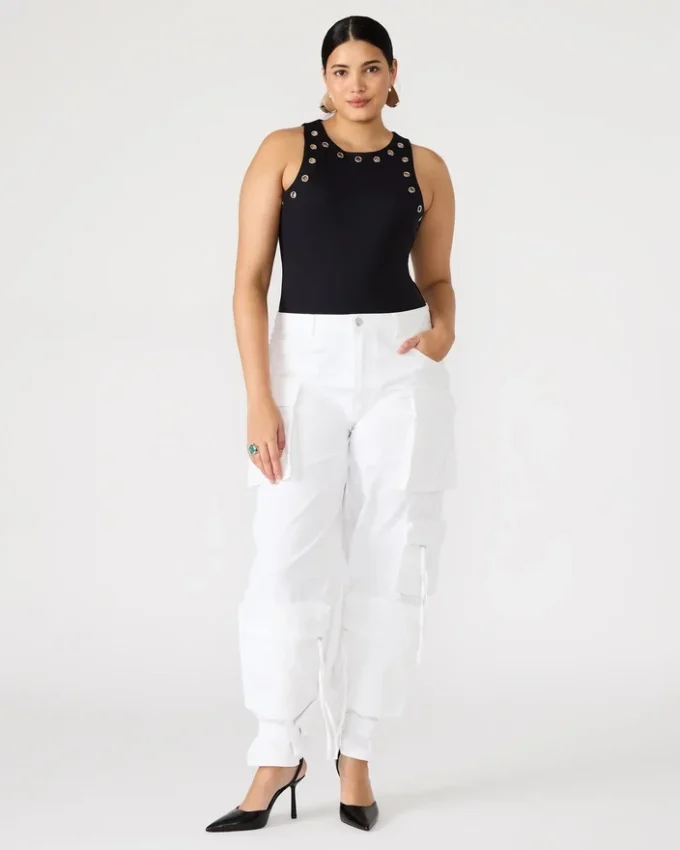 Body Nico con occhielli Nero