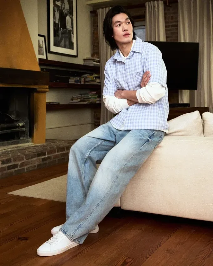 Bondd in pelle bianca