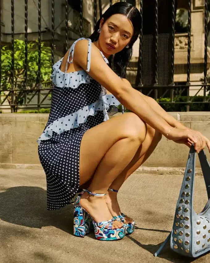 Borsa Cheyann azzurra