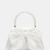 Borsa Cosette in raso bianco Borsa Cosette in raso bianco