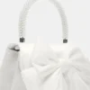Borsa Cosette in raso bianco Borsa Cosette in raso bianco