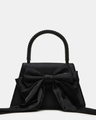 Borsa Cosette in raso nero