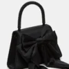 Borsa Cosette in raso nero