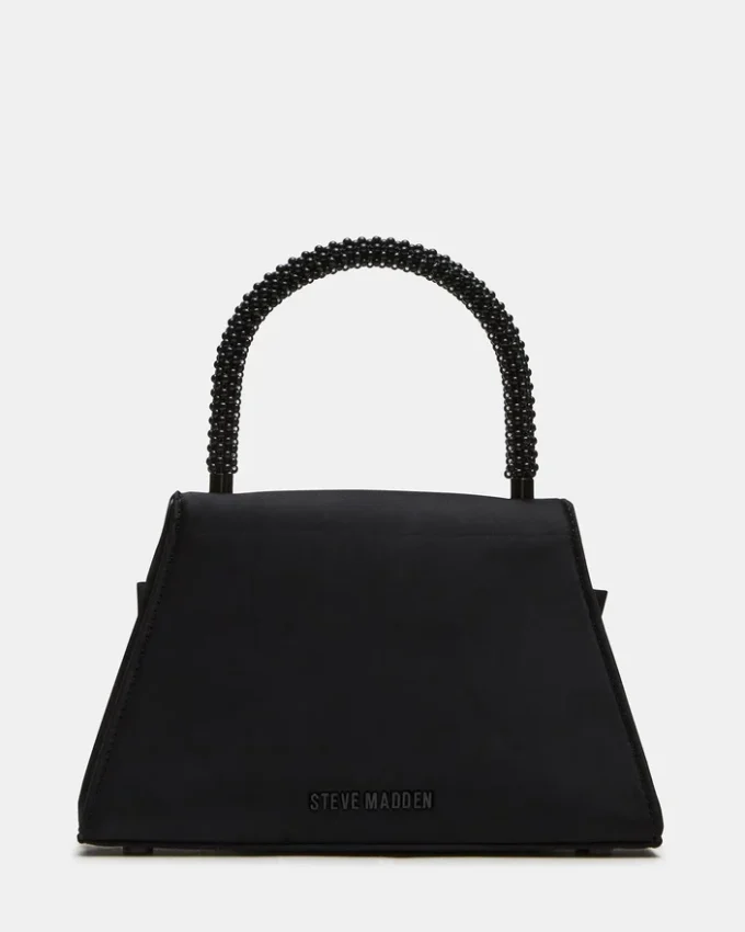 Borsa Cosette in raso nero