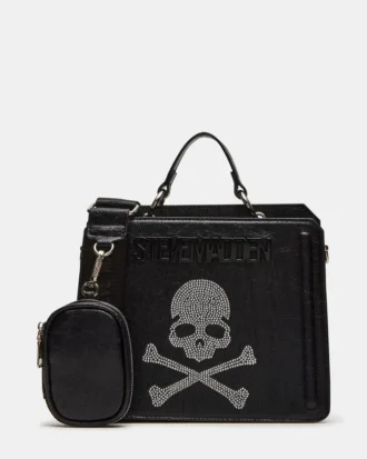 Borsa Evelyn Skull nera