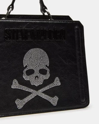 Borsa Evelyn Skull nera