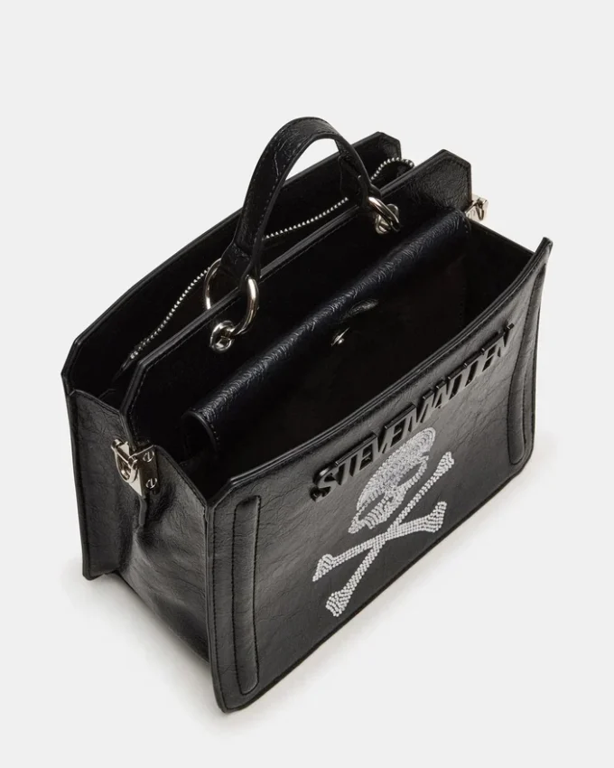 Borsa Evelyn Skull nera