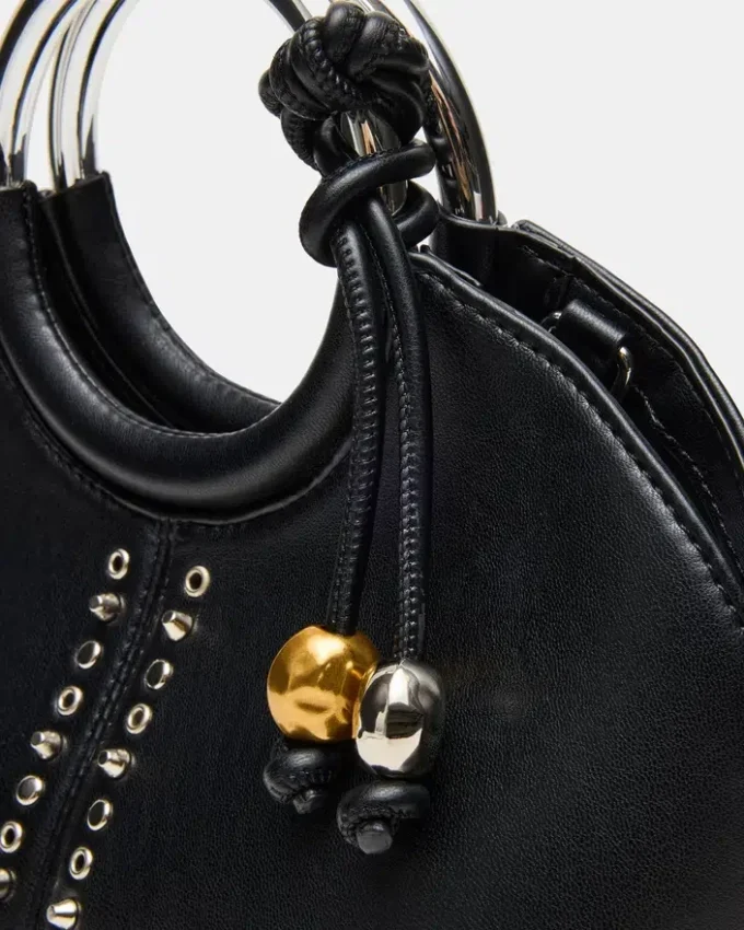 Borsa Geena decorata nera