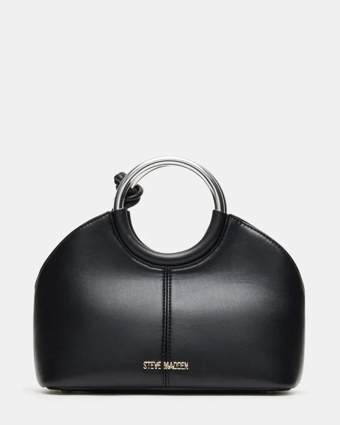 Borsa Geena decorata nera