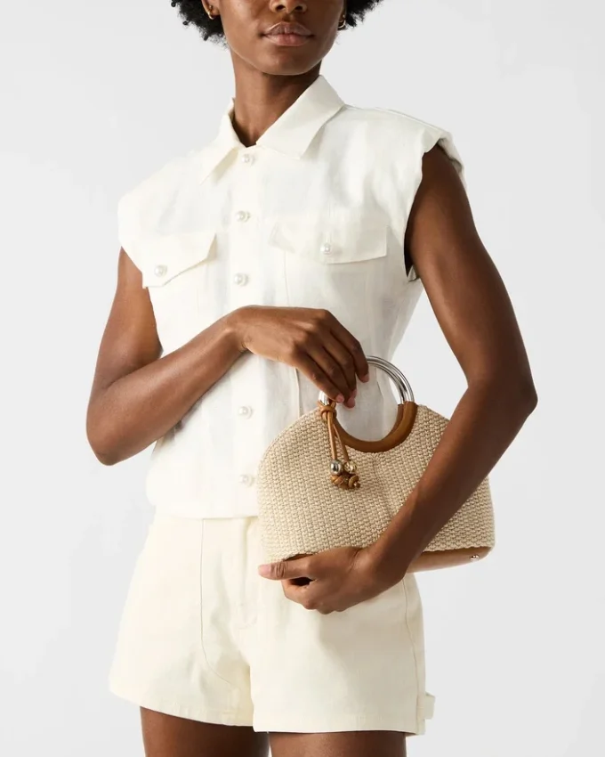 Borsa in paglia Geena Light Natural