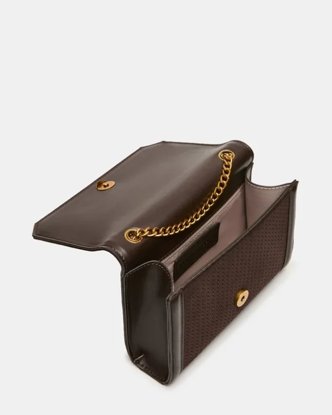 Borsa intrecciata Larisa color cioccolato Borsa intrecciata Larisa color cioccolato