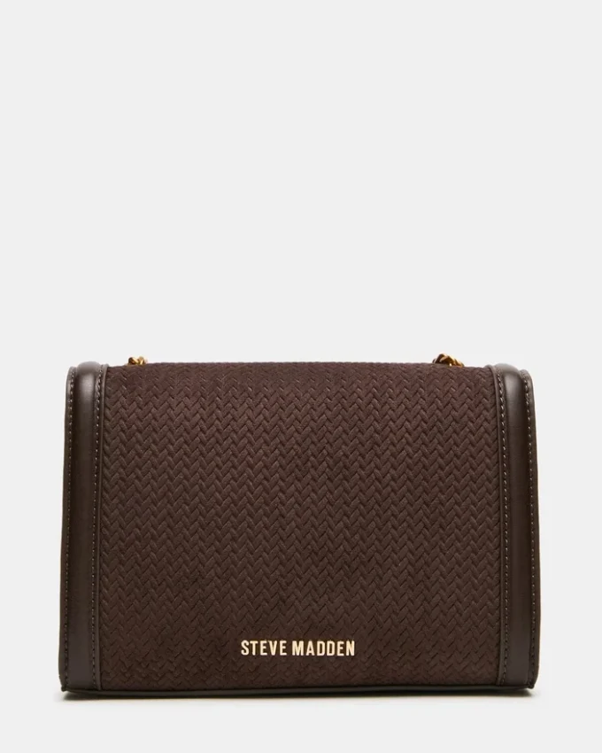 Borsa intrecciata Larisa color cioccolato Borsa intrecciata Larisa color cioccolato