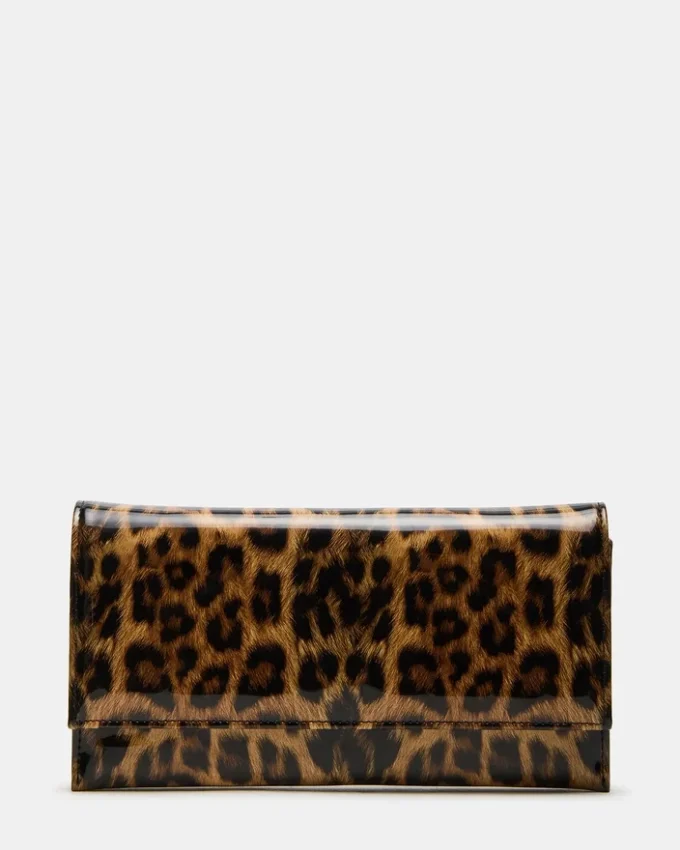 Borsa Juliana in vernice leopardata