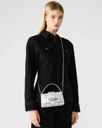 Borsa Mishell Silver Disco