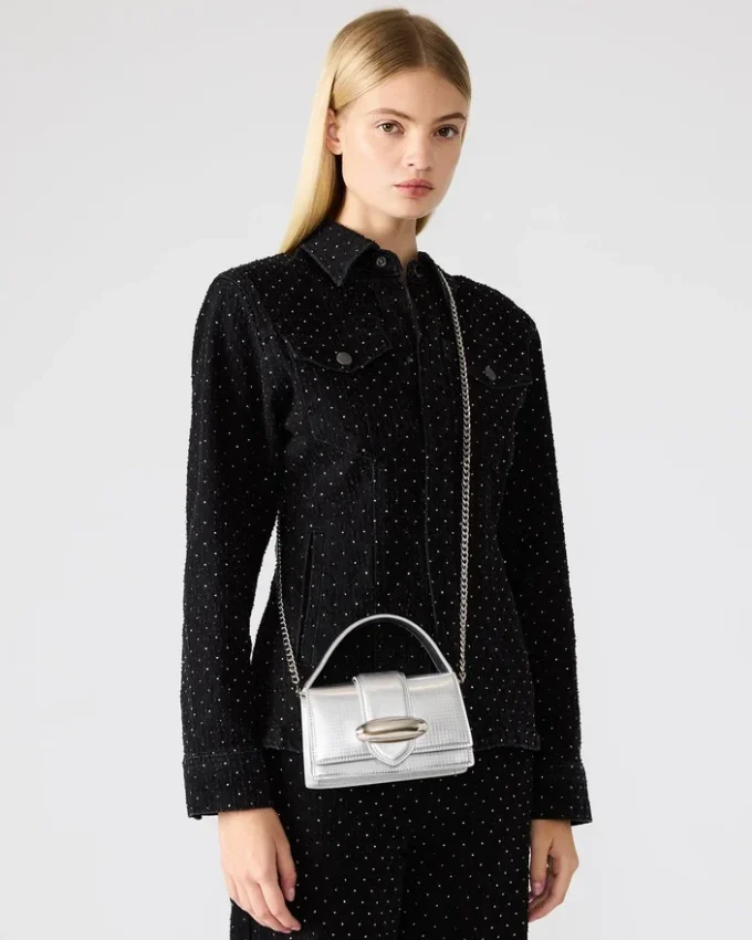 Borsa Mishell Silver Disco Borsa Mishell Silver Disco