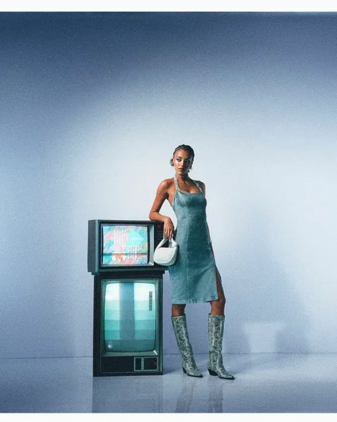 Abito in denim Giselle