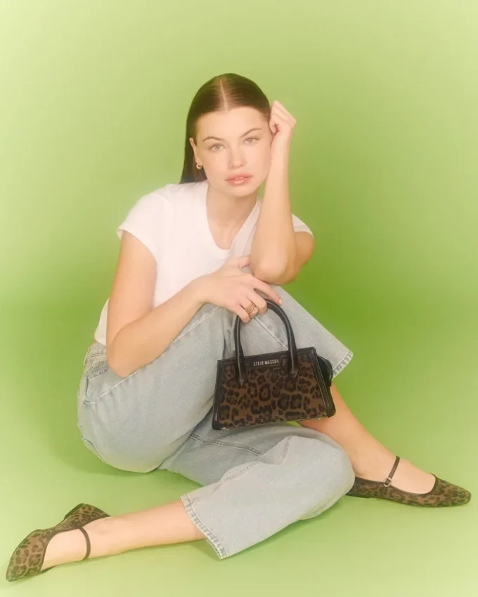 Borsa Peachy Leopard