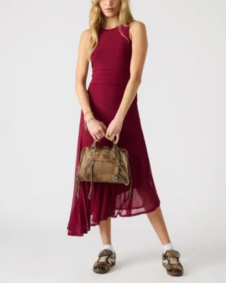 Borsa Riggs Marrone Effetto Usurato