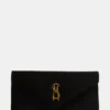 Borsa Smooth in velluto nero
