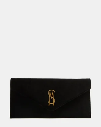 Borsa Smooth in velluto nero