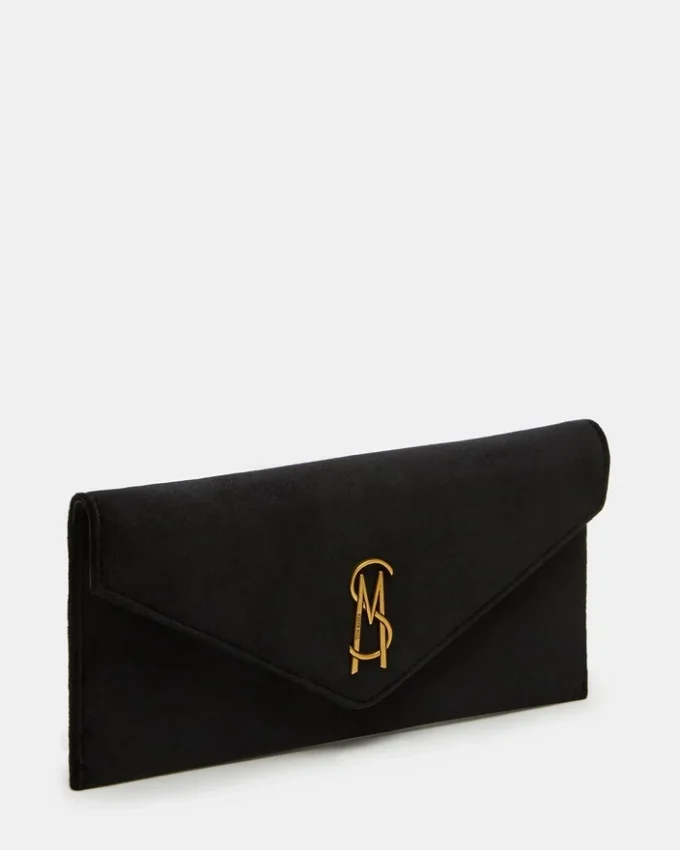 Borsa Smooth in velluto nero