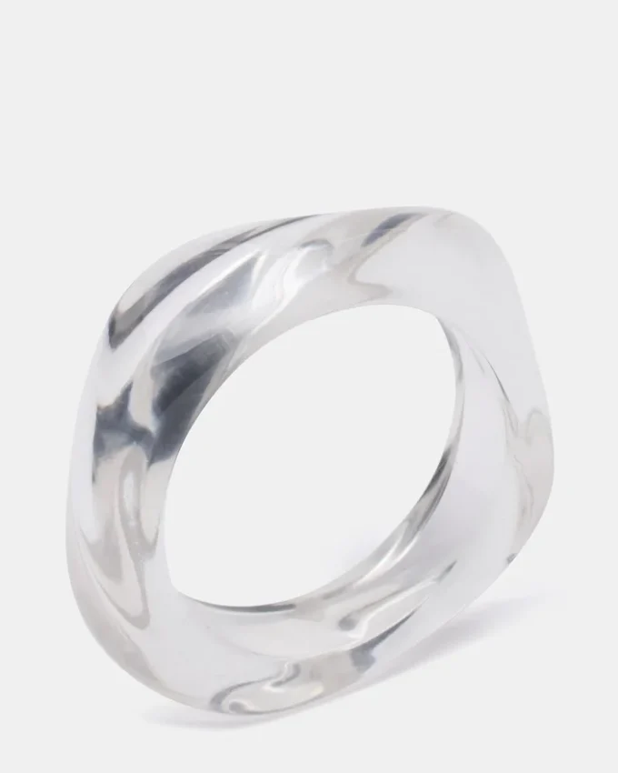 Bracciale curvo retrò trasparente Bracciale curvo retrò trasparente