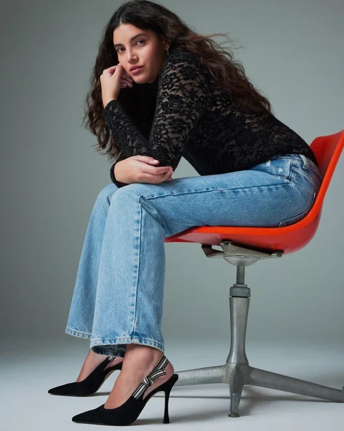 Bri in pelle scamosciata nera Bri in pelle scamosciata nera